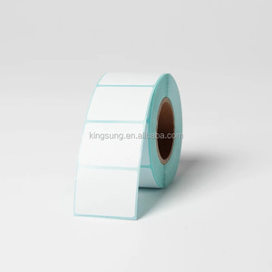 Más barato 40x30mm libre térmica etiqueta en stock tamaño personalizado - Product Image 4