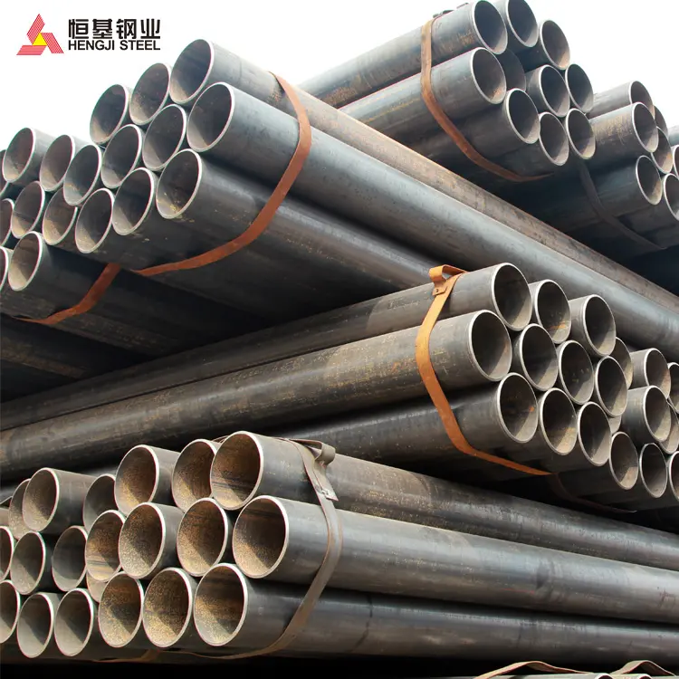 Steel pipe scrap, low carbon black steel pipe pile