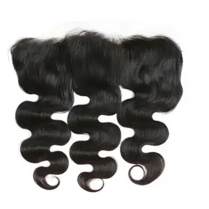 10 А, лучшие натуральные человеческие волосы для наращивания, телесная волна, 13*4, фронтальная сетка с детскими волосами