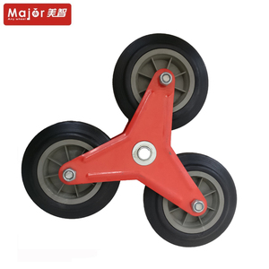 <strong>Stair</strong> Climbing Solid Small Rubber Wheels for Hand Truck <strong>Trolley</strong> - Product Image 2