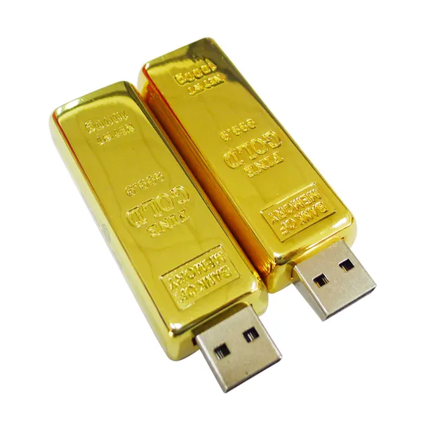 Heißer Verkauf Hochgeschwindigkeits-Silber-Goldbarren USB-Stick Guangzhou Wifi-Speicher