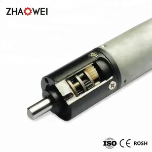 22mm Gear Motor Zhaowei 22mm High Stability Planetary Plastic Gearbox 12v 24v High Torque Low Rpm Brush Dc Gear Motor For Electric Stroller