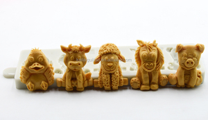 Pinguin Kuh Giraffe Pony Schwein Praline handgemachte Seife Silikon form Fondant Kuchen form