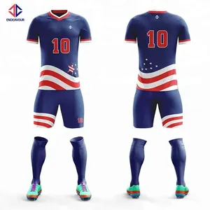 Beste Qualität Umwelt freundlich Neuankömmling Custom Soccer Uniform Set