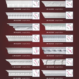 2017 उच्च गुणवत्ता अच्छी कीमत सुंदर नए आधुनिक लक्जरी <span class=keywords><strong>Polystyrene</strong></span> क्राउन मोल्डिंग - Product Image 3
