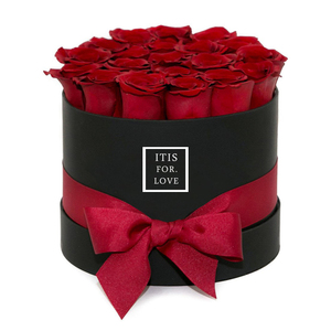 Luxury gift cardboard packaging round box for flowers
