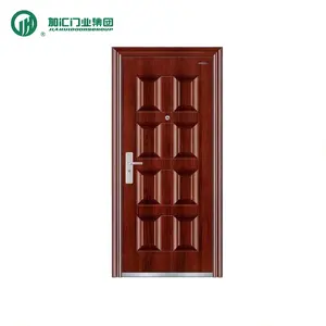 JIAHUI दरवाजे: तुर्की डबल बख़्तरबंद दरवाजा इस्पात लकड़ी के दरवाजे डिजाइन