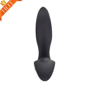 Caja personalizada gratis-Hombres <span class=keywords><strong>Anal</strong></span> Plug Vibradores de silicona a prueba de agua Masajeador Butt Plug Máquina de masaje de próstata Consolador Equipo - Product Image 6