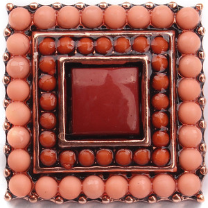 Más nuevos granos de <span class=keywords><strong>la</strong></span> semilla pavimenta jengibre botón a presión de metal personalizada snap en <span class=keywords><strong>la</strong></span> joyería - Product Image 6
