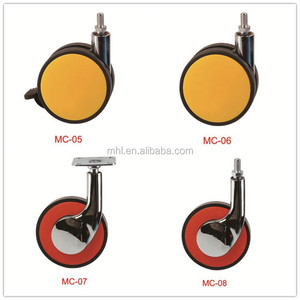 Großhandel Möbel Stuhl Kunststoff Universal Castor Roller Wheels Möbel Nylon/PVC <span class=keywords><strong>Caster</strong></span> Heavy Duty Castor Wheels für Stuhl - Product Image 6