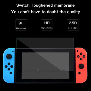 Lot de 2 films de <span class=keywords><strong>protection</strong></span> d'écran en verre trempé 9H 2.5D pour <span class=keywords><strong>Nintendo</strong></span> <span class=keywords><strong>Switch</strong></span> modèle 2017, film protecteur, accessoires NS - Product Image 3