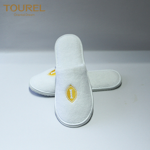 Zapatillas desechables personalizadas para Hotel, lavables, Spa, ducha, Hotel, habitación de invitados, Unisex, color blanco, venta al por mayor - Product Image 6