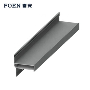 Profilé de fenêtre en aluminium, vente en gros, profilé d'extrusion en aluminium personnalisé - Product Image 1