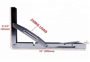Aangepaste L-Vorm Opvouwbare Drijvende Metalen Roestvrijstalen Opvouwbare Hoekbeugels Voor Planken Fabrikanten Verwerking - Product Image 3