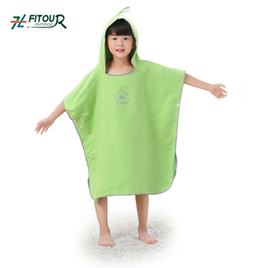 Mignon Microfibre Suè<span class=keywords><strong>de</strong></span> Serviette Poncho À Capuche <span class=keywords><strong>Pour</strong></span> Enfants <span class=keywords><strong>Plage</strong></span> Changeante Robe <span class=keywords><strong>Peignoir</strong></span> - Product Image 5