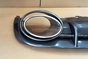 Jc Sportline A6 à RS6 Look carbone réel PP matériau diffuseur arrière avec Exhuast conseils pour Audi 13 - 15 - Product Image 3