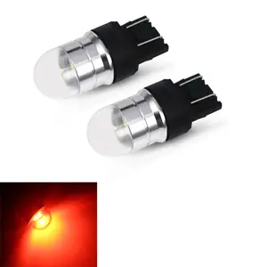Ampoule LED rouge P21W T20 PY21W W21W W16W T15 7443 W21/5W 7440 BAU15S Lumière de voiture T25 Ba15s Bay15d DRL Lampe automobile 12V 24V Clignotant - Product Image 1