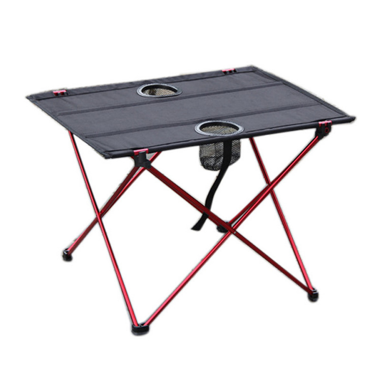 Портативный складной стол, складной стол для кемпинга, путешествий, открытый алюминиевый стол