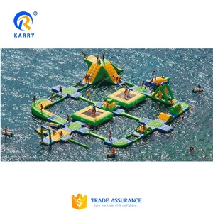 Équipement de parc aquatique flottant gonflable pour sports nautiques en plein air pour enfants et adultes, parc aquatique gonflable - Product Image 3