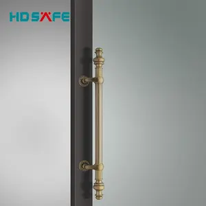 Door Handle for Supply High Quality Luxury Wooden Door or Glass Door & Window Handles Graphic Design Modern Brass 10 Pairs