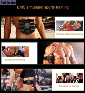 Entrenador muscular para adelgazar, cinturón de gimnasia ab, almohadilla masajeadora, cinturones para ejercitar músculos abdominales, quemador de grasa - Product Image 5