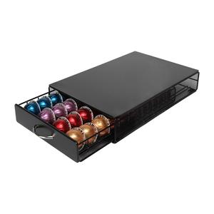 Coffee Pod Holder High Quality Nespresso Pod Holder 40pcs Vertuoline Capsule Container Coffee Pod Drawer Capsule Holder