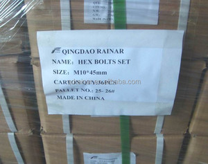 M16 * 50Mm M16 * 170Mm <span class=keywords><strong>Class</strong></span> <span class=keywords><strong>4.6</strong></span> Đường Cao Tốc Guardrail <span class=keywords><strong>Bolt</strong></span> Với Nut - Product Image 6