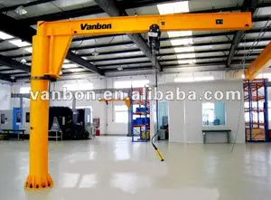 Vanbon-grúa de brazo jib de 500kg, 1ton, 2ton, fabricación de grúa y elevador