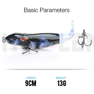 Juego de Señuelos de <span class=keywords><strong>Pesca</strong></span> Flotantes con Forma de Rata, Señuelos Duros Tipo Ratón, Señuelos de <span class=keywords><strong>Pesca</strong></span> con Cola Giratoria Suave, Nuevos Señuelos de <span class=keywords><strong>Pesca</strong></span> - Product Image 2