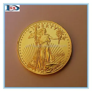 1Oz/33.93G Seni Imitasi dan Koin Emas Koleksi, Replika Elang Ganda Emas Amerika Koin Replika Us dari Cina