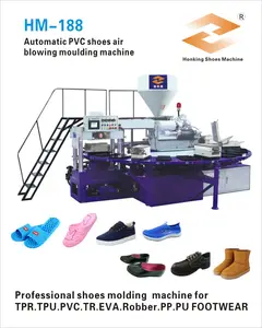PVC aire que sopla zapatillas y zapatos de la jalea de la máquina rotativa