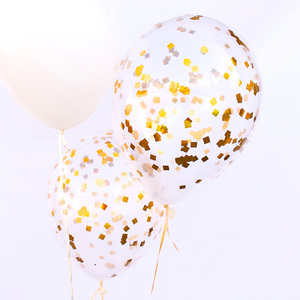 Ballons confettis transparents en forme d'étoile, bon marché, 12 pouces, 2.8, 2.5g, coeur rond en forme d'étoile, remplissage de papier, gaz à hélium, globos gonflables, confettis - Product Image 2