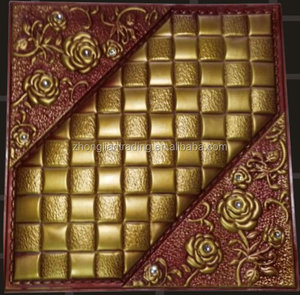 Modern 3D PVC Leather <strong>Wall</strong> <strong>Panel</strong> Soft <strong>Upholstered</strong> Decorative <strong>Panel</strong> for Home &amp; Hotel Interior - Product Image 5