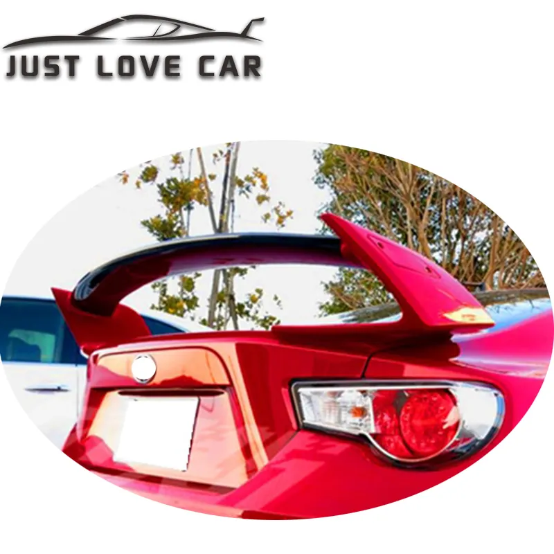 JUSTLOVECAR SPOILER arrière de voiture ABS, pour 2012 2014 2016 TOYOTA GT86 FT86 SUBARU BRZ ABS, couvercle de coffre de voiture SPOILER WING LIP 2018 2020