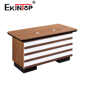 Ekintop <span class=keywords><strong>commerciale</strong></span> mdf segretario personale di ufficio scrivania del computer da tavolo di design foto - Product Image 1