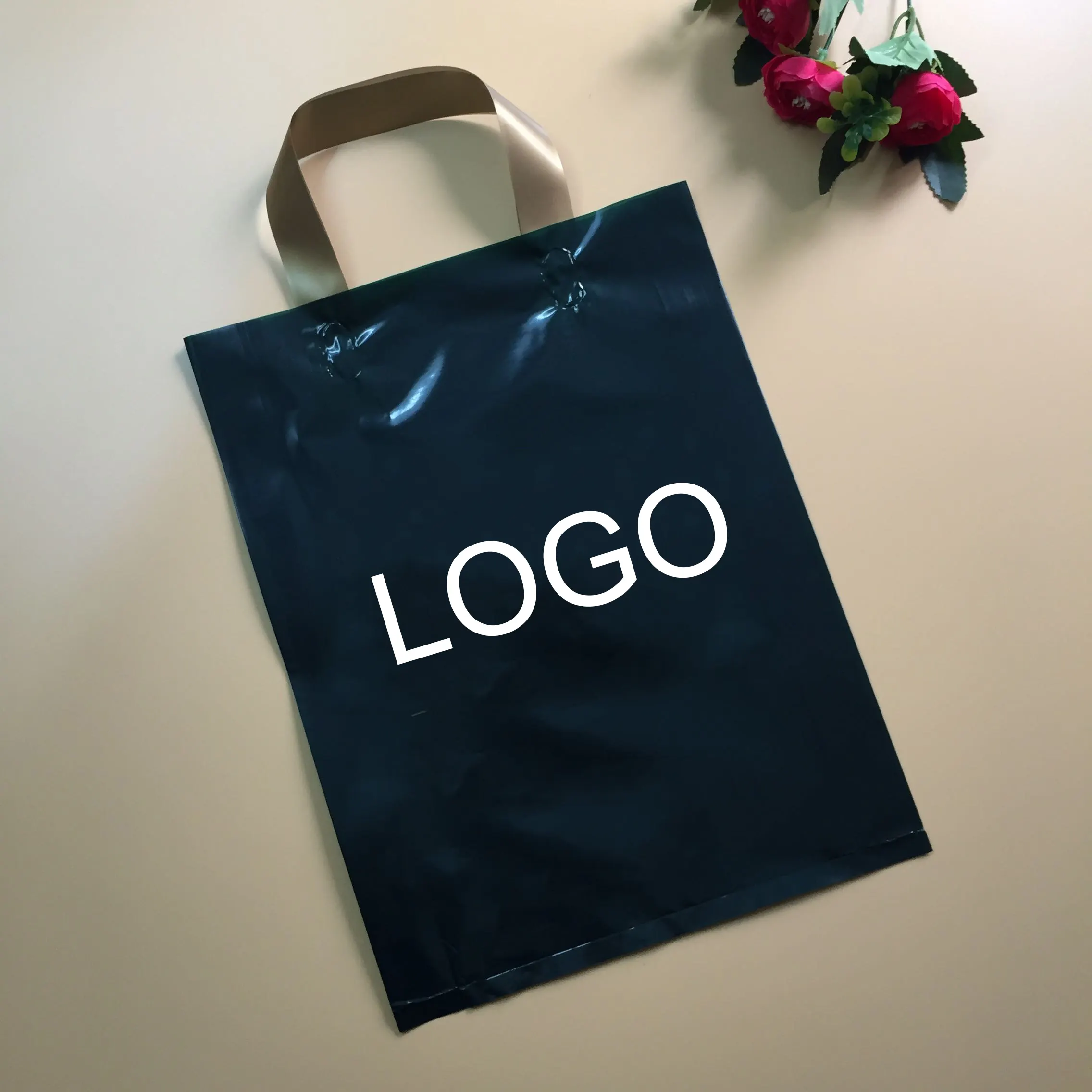 Лидер продаж, пластиковая многоразовая сумка для покупок с возможностью нанесения логотипа на заказ, сумка для покупок