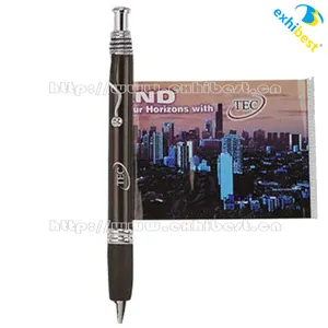 رخيصة الترويجية القلم مع شعار/قلم جاف بلاستيكي/راية القلم