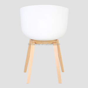 Comercio al por mayor Simple Deign Emes LK509-6 Color Sólido Silla De Comedor de Plástico - Product Image 4