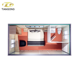 Casa prefabricada Modular de acero personalizado, puerta corredera de seguridad, Panel sándwich de lana Eps/<span class=keywords><strong>rcok</strong></span> CN;HEN TG, fabricante de China, Polonia - Product Image 4