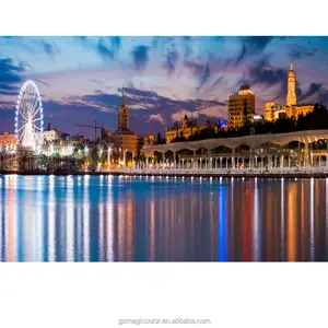 De London Eye Foto Muurschilderingen Behang London City Night View Behang Home Decoratie 3d Wall Paper