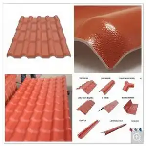 ASA Synthetic Resin Roof Tile Upvc Sheet Pvc Resin Roof Tile Plastic Mirror Tile Roofing