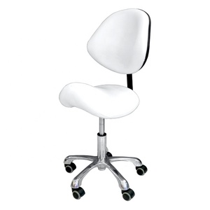 Saddle <strong>Stool</strong> Massage Rolling Work Chair for Beauty Salon Kitchen Spa,Adjustable Hydraulic <strong>Stool</strong> <strong>on</strong> <strong>Wheels</strong> - Product Image 1