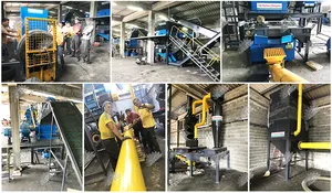 Scrap Tire Recycle Powder Rubber Tile Production Line Car Tyre For Tire Recycling Machine