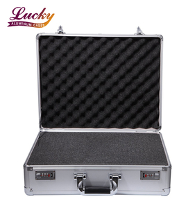 Estuche Duro de aluminio a prueba de golpes, estuche de transporte con espuma para instrumentos de prueba, piezas de herramientas para cámaras, mecánico - Product Image 1