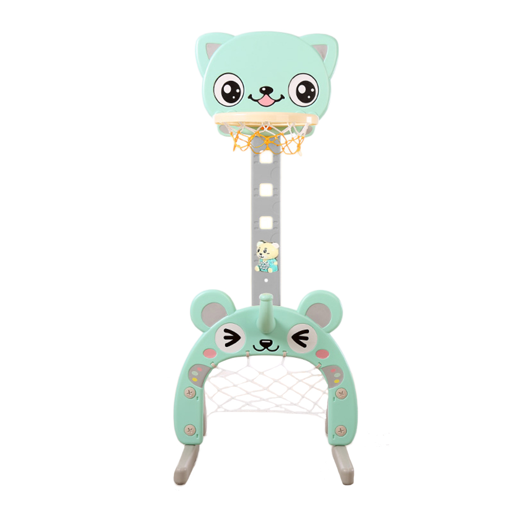 Дети пластиковые портативный баскетбольные стойки кольца Регулируемый