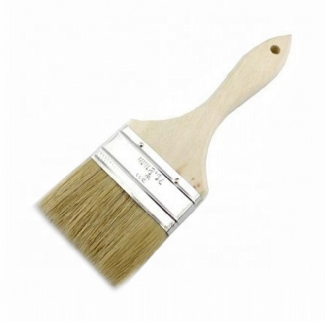 thumbnail image 1 of Paquete de 2, mango de madera, juego de pinceles de pintura, casa profesional, molduras, pincel de pintura de marco, 1 of 4
