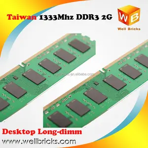 غير ECC Unbuffered Dimm PC3 1600mhz 1333mhz 1066mhz 2gb ddr3 ذاكرة الوصول العشوائي