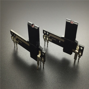 Comprimento total de 4 SC-208NB100K centímetros com 5 pés equilibrada de luz em linha reta de slide potenciômetro único potenciômetro de slides em linha reta - Product Image 1