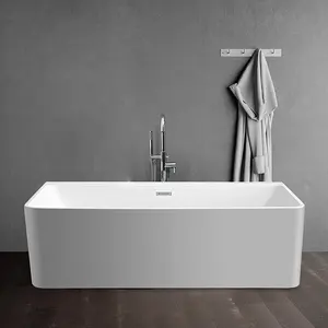 1800mm 72 pollici bagno indipendente acrilico profondo ammollo grandi dimensioni vasche da bagno doccia vasca da bagno