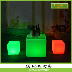 Plástico llevó cubo de silla, silla LED luz; Maravillosa Silla cubo de luz LED, <span class=keywords><strong>cambio</strong></span> de color mágico luz pequeña asiento - Product Image 1